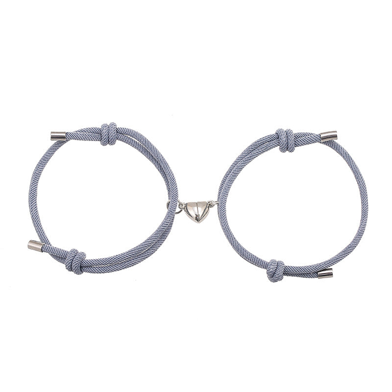 Simple Nylon Love Magnetic Bracelet Gronata