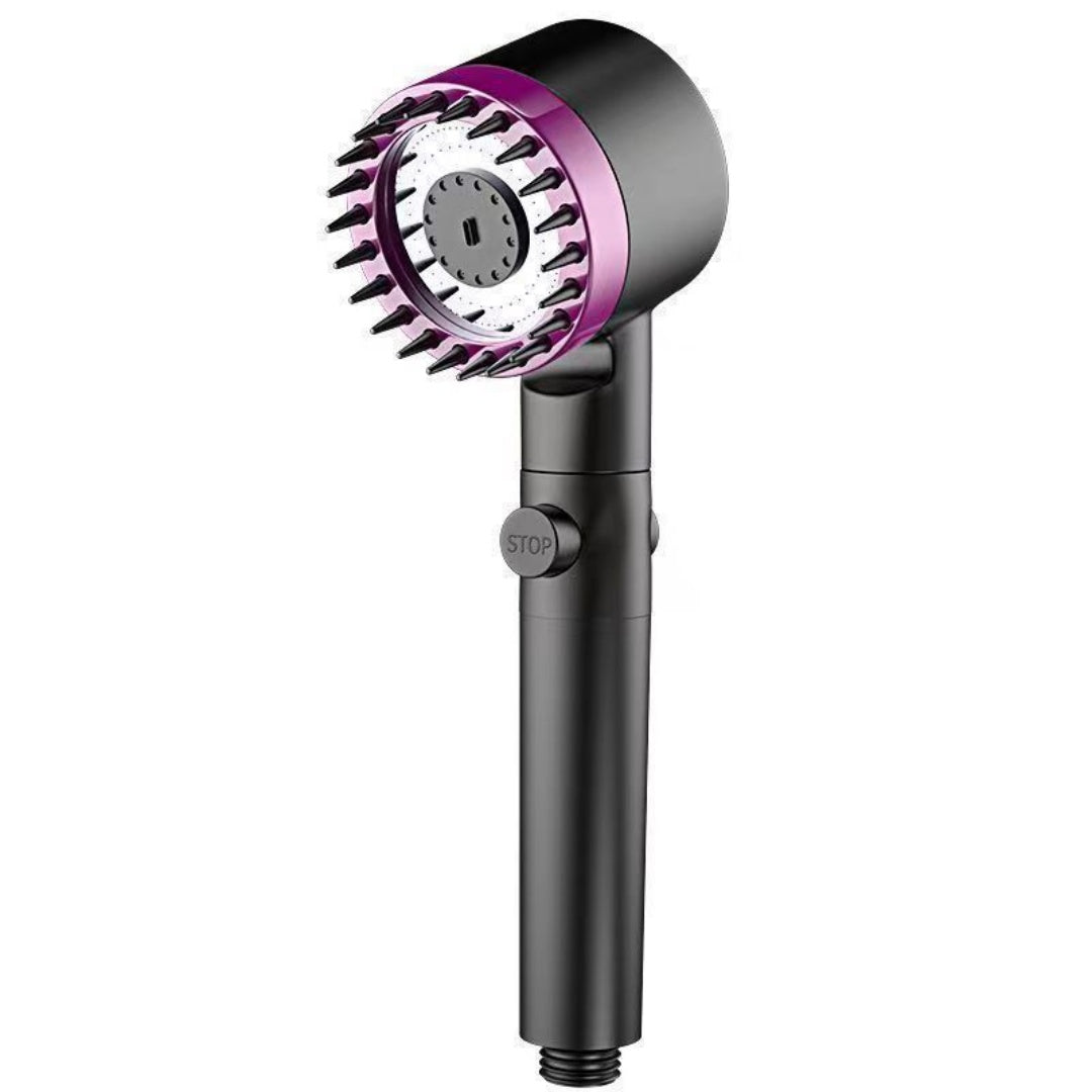 The Third Gear Adjustable Strong Supercharged Shower Head Household Bath Shower Hose Shower Head Gronata