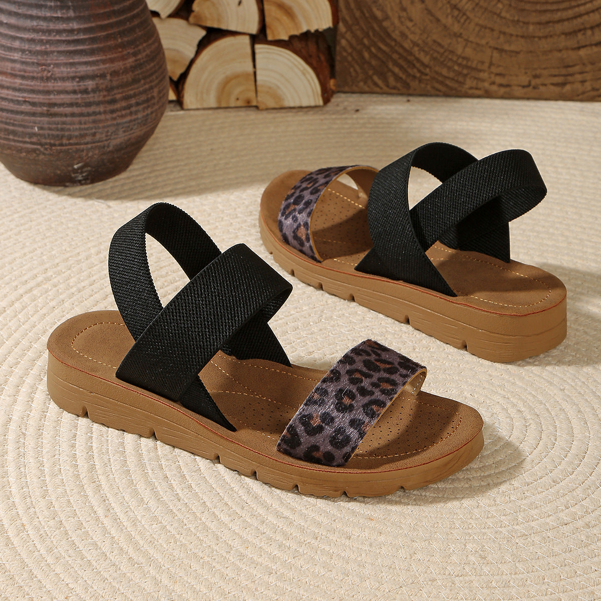 European And American Roman Elastic Waistband Women's Gronata