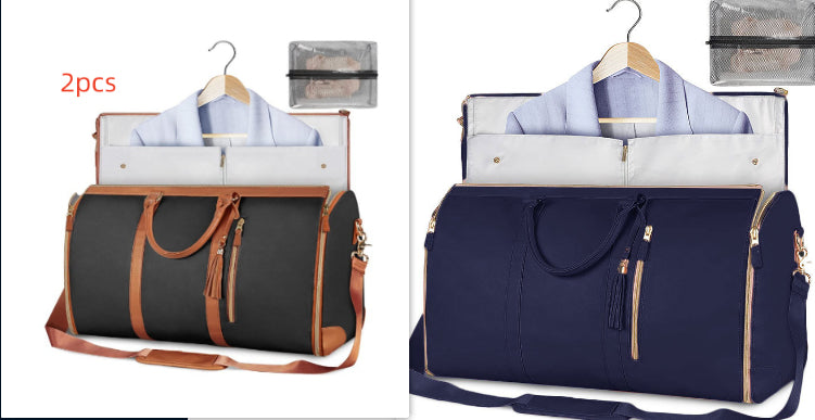 Large Capacity Travel Duffle Bag Women's Handbag Folding Suit Bag Waterproof Clothes Totes Gronata