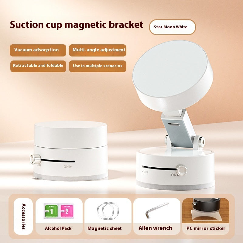 Foldable Magnetic Vacuum Car Phone Holder Foldable Suction Cup With Suction Cup Hands-Free Navigation For Smart Phone Gronata