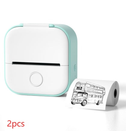 Portable Mini Thermal Label Printer Home Photo Printer Student Wrong Question Printer Bluetooth-compatible Mini Label Printer Price Tag Gronata