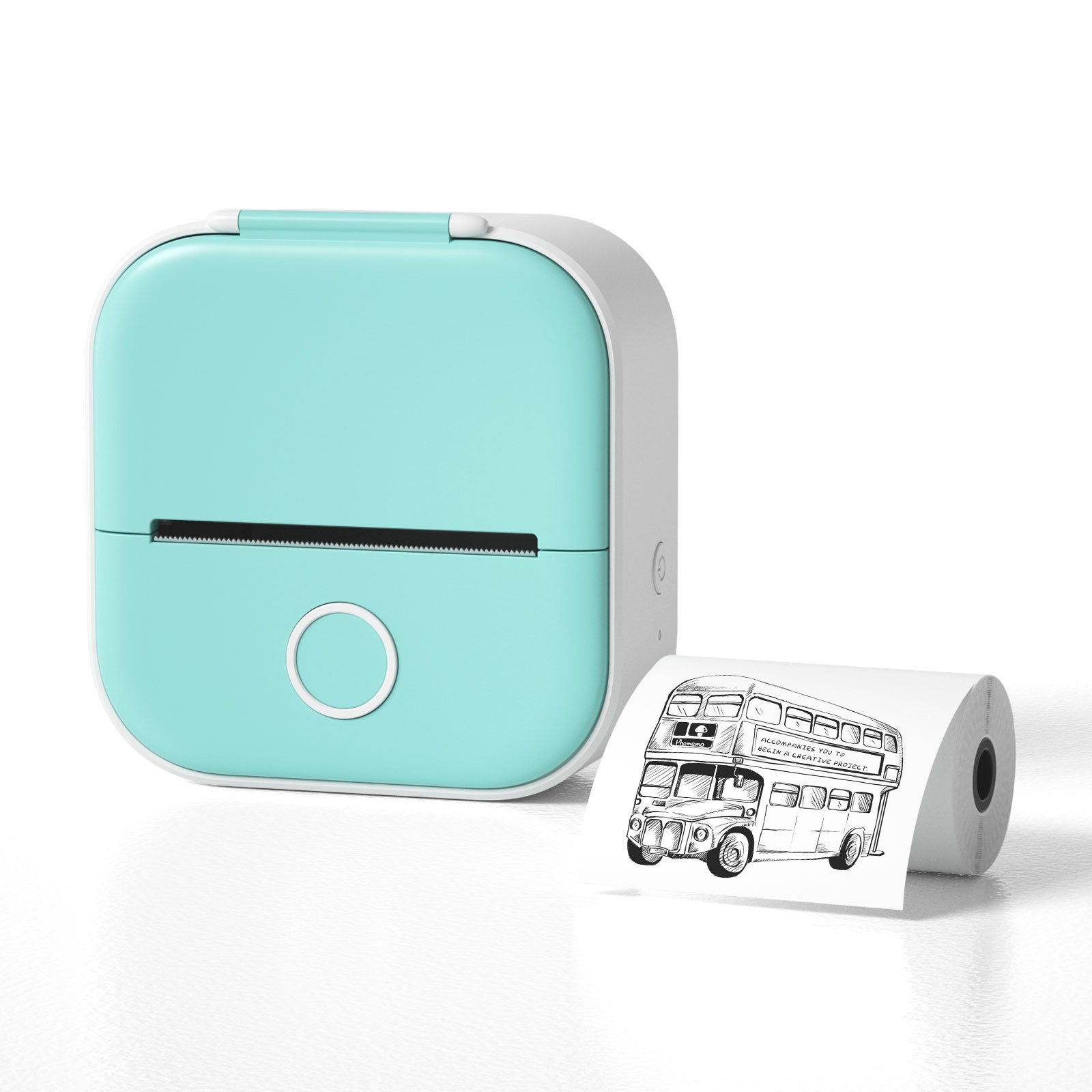 Portable Mini Thermal Label Printer Home Photo Printer Student Wrong Question Printer Bluetooth-compatible Mini Label Printer Price Tag Gronata