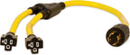 Champion 3-Foot 30-Amp 125/250-Volt Generator Y-Adapter (L14-30P to two 5-20R) Gronata
