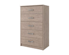 Signature Design by Ashley Finch Modern 6 Drawer Dresser with Ball-bearing Construction and Safety Stop, Black Gronata