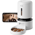PETLIBRO Automatic Cat Feeder, 5G WiFi Automatic Dog Food Dispenser with Freshness Preservation, 5L Timed Pet Feeder with Low Food Sensor, Up to 10 Meals Per Day Gronata