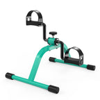 RYGEO Pedal Exerciser Mini Exercise Bike for Leg and Arm Recovery Exercise Lightweight and Portable Floor Bike(Silver) Gronata