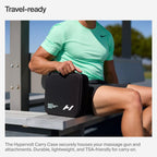 Hyperice Hypervolt 3 Pro – Professional Percussion Massage Gun with QuietGlide Technology | 6 Speeds, Pressure Sensor, Heated Head & 5 Attachments | Deep Tissue Muscle Relief and Recovery Gronata