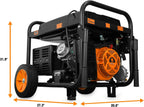 WEN 11,000-Watt 120V/240V Dual Fuel Portable Generator with Wheel Kit and Electric Start (DF1100T) Gronata