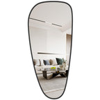 WallBeyond Asymmetrical Mirror, Irregular Mirror Full Length, Boho Wall Mirrors Decorative for Bedroom Living Room Entryway Hall, Mid Century Modern Decor 48" H x 22" W Gronata