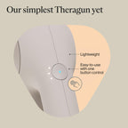 TheraGun Therabody Relief - Quiet Deep Tissue Therapy Massage Gun - Bluetooth Enabled, Electric Percussion Massage Gun & Personal Massager for Pain in The Neck, Back, Leg, Shoulder and Foot (Black) Gronata