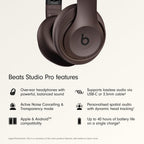Beats Studio Pro Premium Wireless Over-Ear Headphones- Up to 40-Hour Battery Life, Active Noise Cancelling, Great for Travel & Commuting, USB-C Lossless Audio, Apple & Android Compatible -Black Gronata
