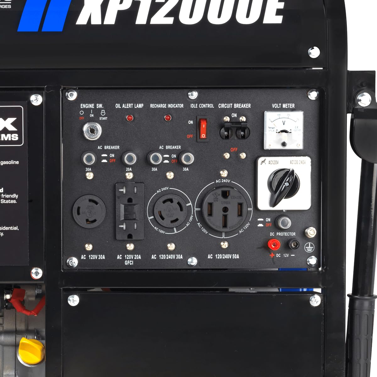 DuroMax XP13000EH 13,000-Watt Dual Fuel Portable Generator - Gas & Propane, Electric Start, Whole Home Backup Power, Transfer Switch Ready, RV & Emergency Ready Gronata