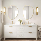 WallBeyond Asymmetrical Mirror, Irregular Mirror Full Length, Boho Wall Mirrors Decorative for Bedroom Living Room Entryway Hall, Mid Century Modern Decor 48" H x 22" W Gronata