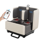 COMFIER 2 in 1 FSA Foot Massager Machine,HSA Shiatsu Foot and Calf Massager with Heat,Kneading,Vibration,Compression Massagers for Feet Health,Plantar Fasclitis,Father‘s Day Gift for Dad Gronata