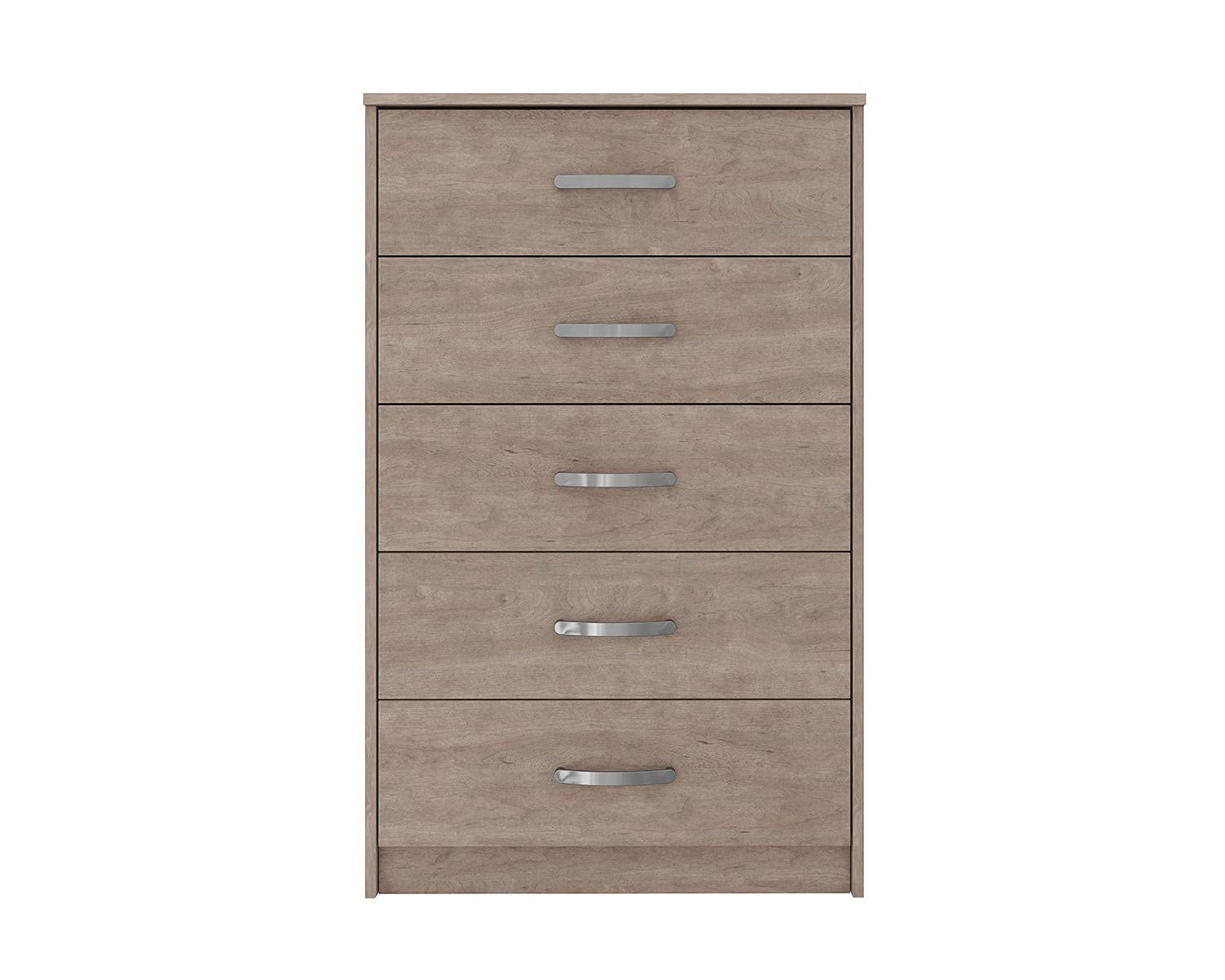 Signature Design by Ashley Finch Modern 6 Drawer Dresser with Ball-bearing Construction and Safety Stop, Black Gronata