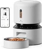 PETLIBRO Automatic Cat Feeder, 5G WiFi Automatic Dog Food Dispenser with Freshness Preservation, 5L Timed Pet Feeder with Low Food Sensor, Up to 10 Meals Per Day Gronata