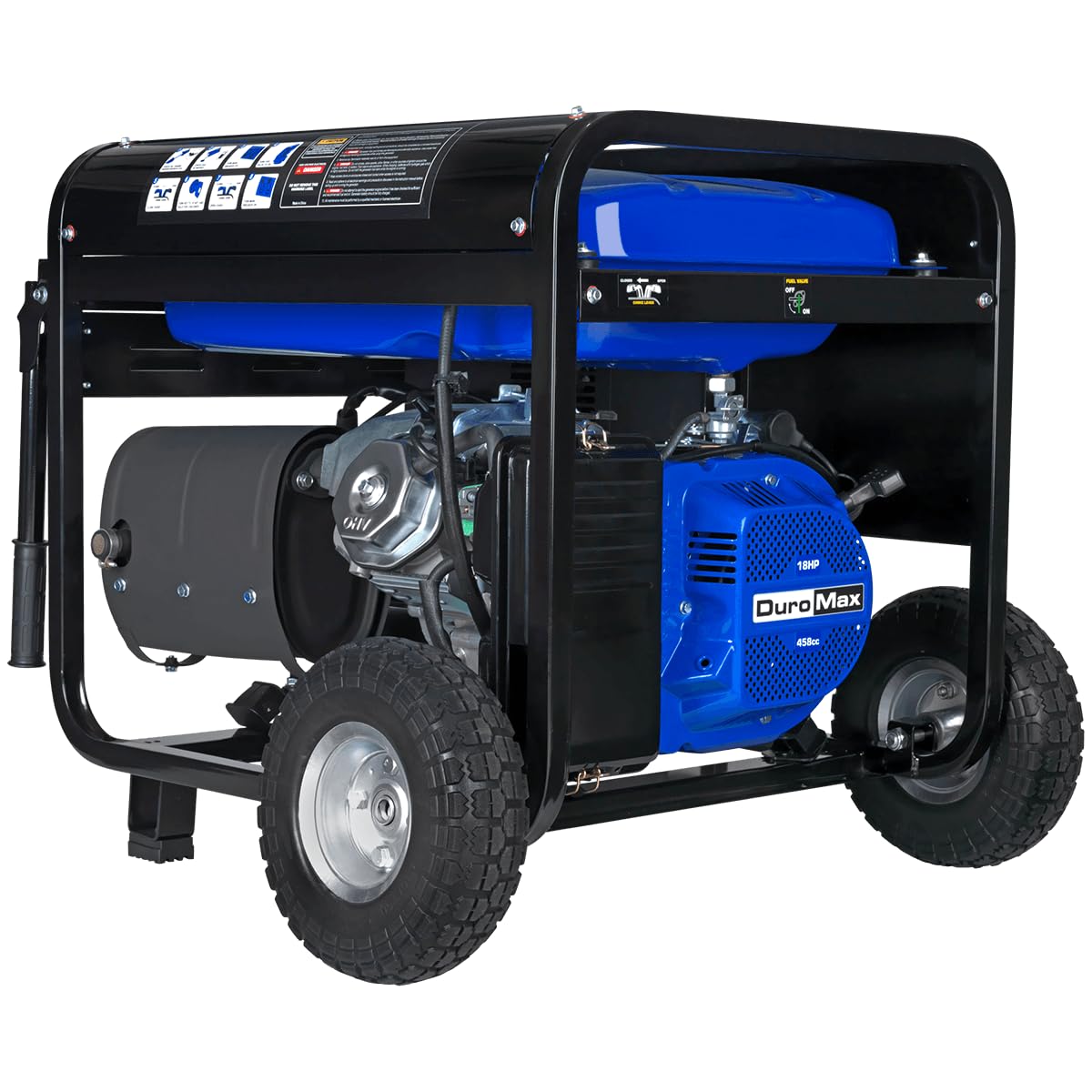 DuroMax XP13000EH 13,000-Watt Dual Fuel Portable Generator - Gas & Propane, Electric Start, Whole Home Backup Power, Transfer Switch Ready, RV & Emergency Ready Gronata