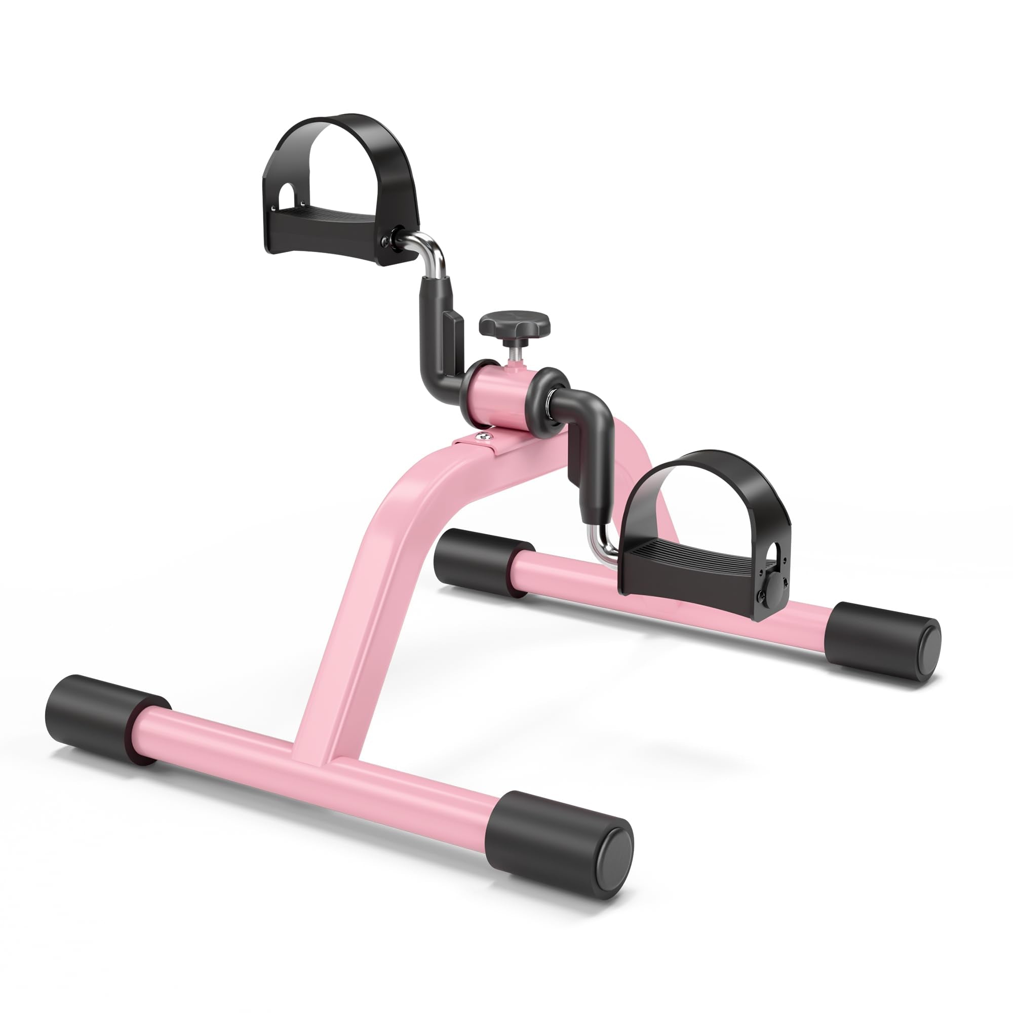 RYGEO Pedal Exerciser Mini Exercise Bike for Leg and Arm Recovery Exercise Lightweight and Portable Floor Bike(Silver) Gronata