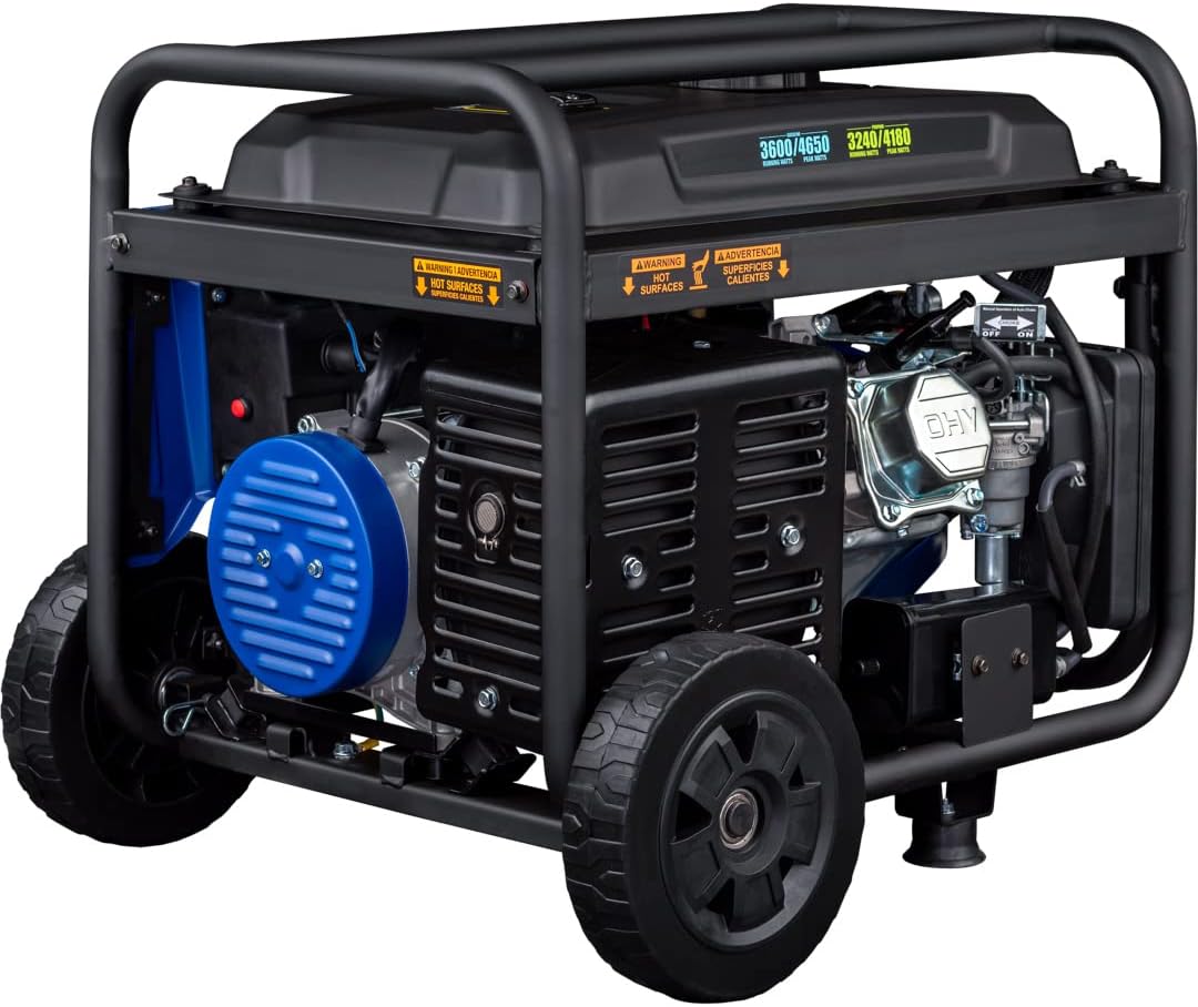 Westinghouse 4650 Peak Watt Dual Fuel Portable Generator, Remote Electric Start with Auto Choke, RV Ready 30A Outlet, Gas & Propane Powered, CO Sensor Gronata