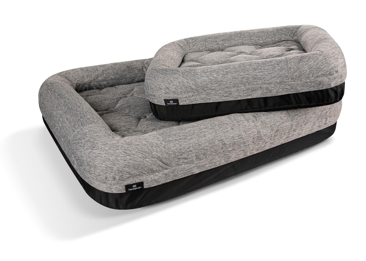 Bedgear Performance Dog Bed - Medium/Large - Durable Pet Bed with Washable Cover - Removable Pad for Travel Gronata