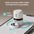 PETLIBRO Automatic Cat Feeder, 5G WiFi Automatic Dog Food Dispenser with Freshness Preservation, 5L Timed Pet Feeder with Low Food Sensor, Up to 10 Meals Per Day Gronata