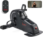 Sunny Health & Fitness Dual Function Smart Motorized Mini Bike Trainer, Under Desk Exercise Machine for Senior Training, Arm/Leg Cardio Cycle Workout, Free SunnyFit App Bluetooth Link-SF-B020029SMART Gronata