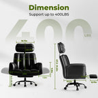 HOMRELEXA Criss Cross Office Chair with Armrests & Wheels, Comfy Velvet Vanity Chair, Ergonomic Executive Gaming Computer Chairs with Foot Rest, Wide Seat Reclining Desk Chair, White Gronata