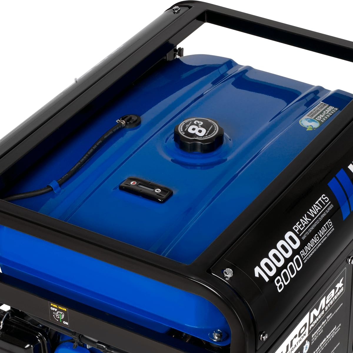 DuroMax XP12000EH 12,000-Watt Dual Fuel Portable Generator – Gas & Propane, Electric Start, Whole Home Backup Power, Transfer Switch Ready, RV & Emergency Ready Gronata