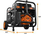 WEN 4,750-Watt 120V/240V Dual Fuel Portable Generator with Wheel Kit and Electric Start (DF475T) Gronata