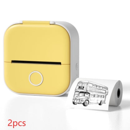 Portable Mini Thermal Label Printer Home Photo Printer Student Wrong Question Printer Bluetooth-compatible Mini Label Printer Price Tag Gronata