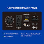 DuroMax XP13000EH 13,000-Watt Dual Fuel Portable Generator - Gas & Propane, Electric Start, Whole Home Backup Power, Transfer Switch Ready, RV & Emergency Ready Gronata