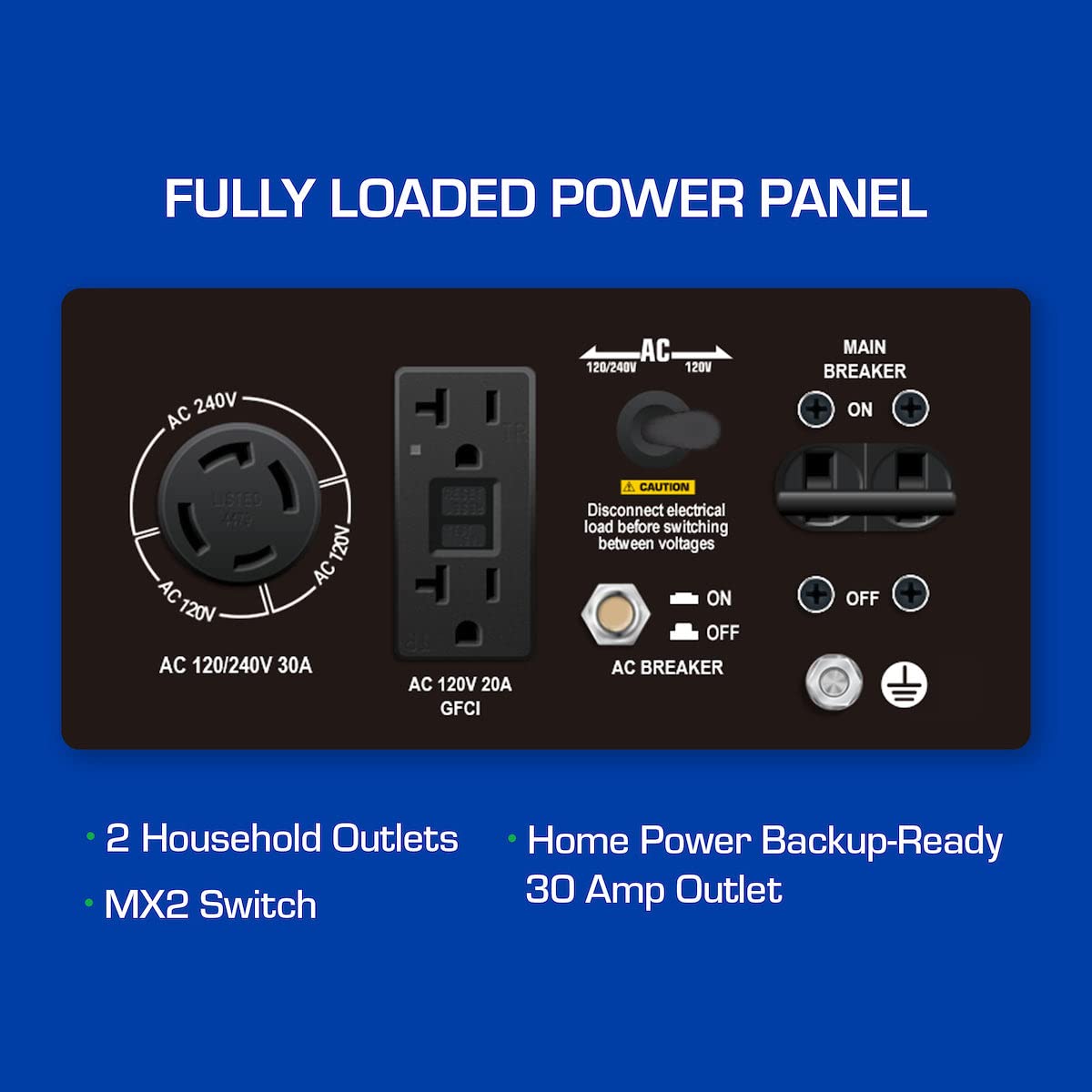 DuroMax XP5500EH 5,500-Watt Dual Fuel Portable Generator - Gas & Propane, Electric Start, RV & Emergency Ready Gronata