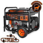 WEN 11,000-Watt 120V/240V Dual Fuel Portable Generator with Wheel Kit and Electric Start (DF1100T) Gronata