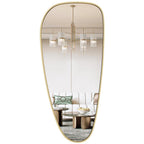 WallBeyond Asymmetrical Mirror, Irregular Mirror Full Length, Boho Wall Mirrors Decorative for Bedroom Living Room Entryway Hall, Mid Century Modern Decor 48" H x 22" W Gronata