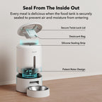 PETLIBRO Automatic Cat Feeder, 5G WiFi Automatic Dog Food Dispenser with Freshness Preservation, 5L Timed Pet Feeder with Low Food Sensor, Up to 10 Meals Per Day Gronata
