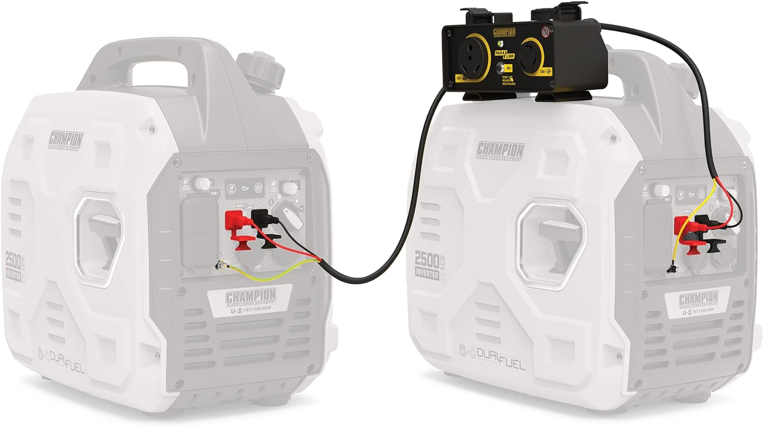 Champion Power Equipment 100740 30-Amp ParaLINK Parallel Kit for Linking Two 2000 to 3000 Watt Inverter Generators, RV Ready Gronata