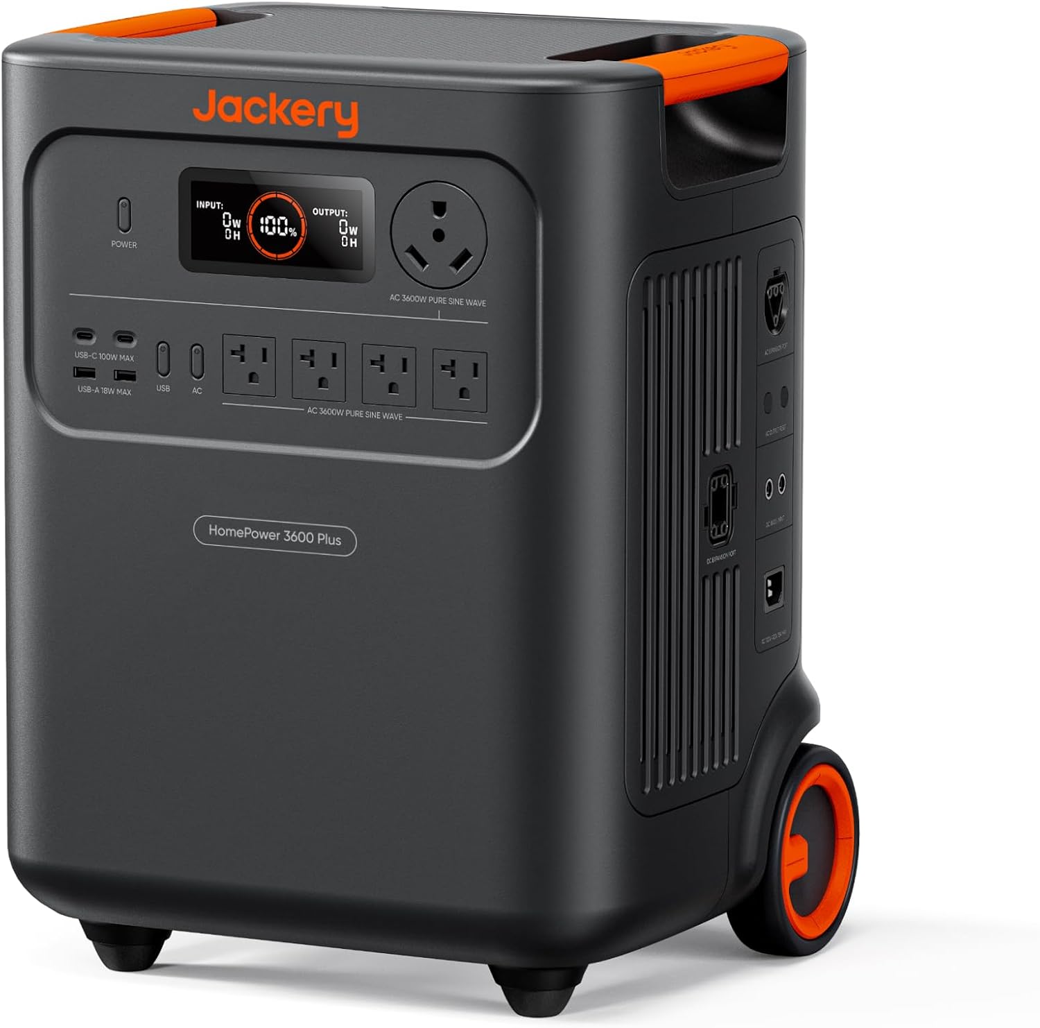 Jackery HomePower 3600 Plus Portable Power Station, 3600W AC Output, 3584Wh LFP Solar Generator, Expandable up to 21kWh, Essential Home Backup for Home Use, Emergencies, RV (Solar Panel Optional) Gronata