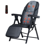Ezencon Foldable Electric Massage Chair with Heat, Shiatsu, Kneading, Vibration, Full Body Relaxation, Adjustable Backrest & Neck Height,for Dad Mom Women Men Gronata