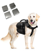 LISPOO Weighted Dog Vest and Collar Set with 4 Removable 0.88 lb Weight Blocks, No Sand Filling, Training Gear for Medium and Large Dogs, Walking, Conditioning, Muscle Building, M Gronata