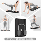 JANUA Pilates Board - Pilates Reformer Set, Multi-Purpose Foldable Pilates Reformer Board for Home, 5 in 1 Pilates Sliding Board Gronata