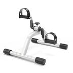 RYGEO Pedal Exerciser Mini Exercise Bike for Leg and Arm Recovery Exercise Lightweight and Portable Floor Bike(Silver) Gronata