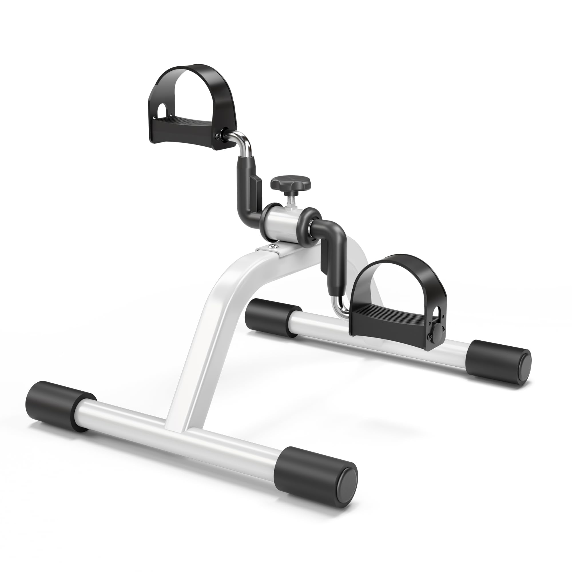 RYGEO Pedal Exerciser Mini Exercise Bike for Leg and Arm Recovery Exercise Lightweight and Portable Floor Bike(Silver) Gronata