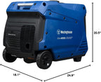 Westinghouse 5000 Peak Watt Super Quiet Portable Inverter Generator, Remote Electric Start with Auto Choke, RV Ready 30A Outlet, Gas Powered, CO Sensor, Parallel Capable Gronata