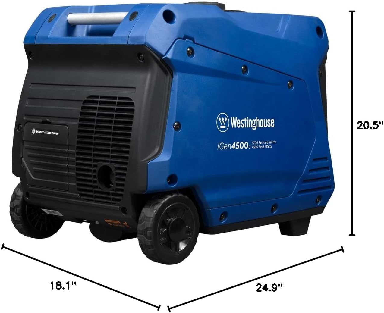 Westinghouse 5000 Peak Watt Super Quiet Portable Inverter Generator, Remote Electric Start with Auto Choke, RV Ready 30A Outlet, Gas Powered, CO Sensor, Parallel Capable Gronata