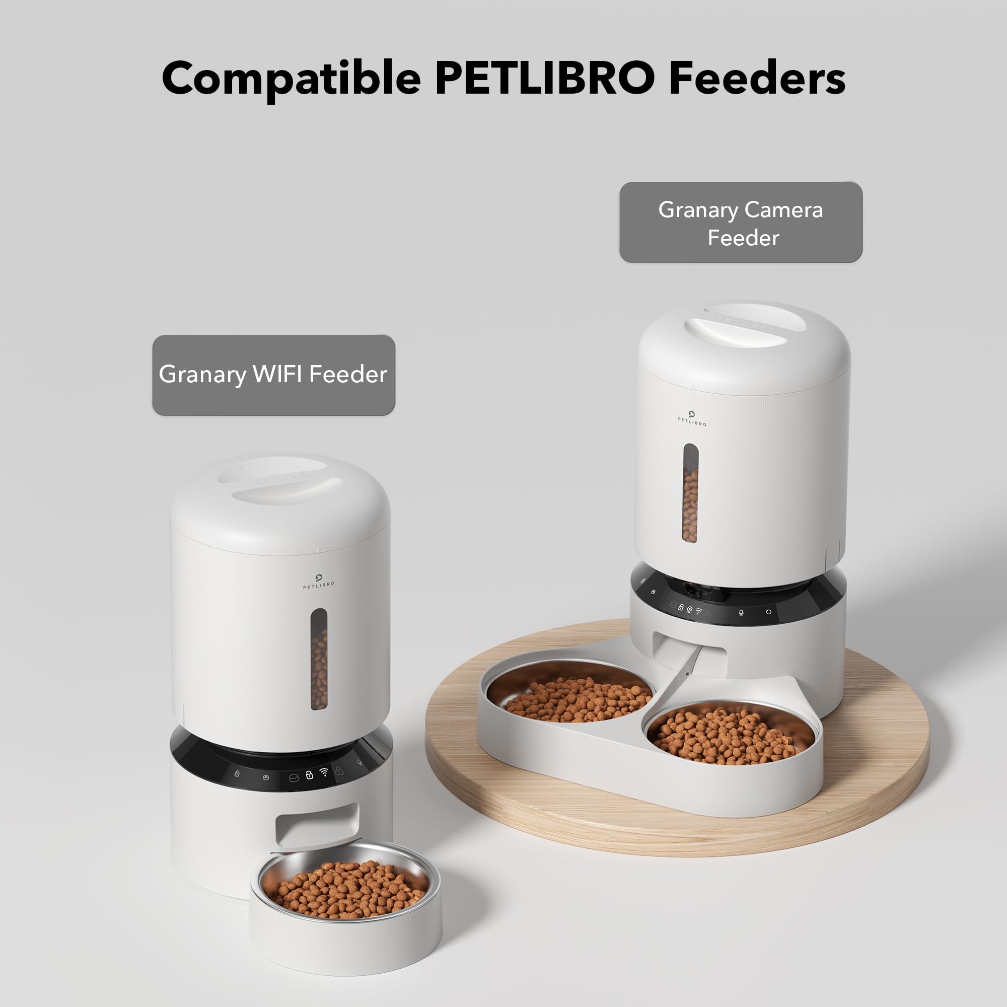 PETLIBRO Automatic Cat Feeder, 5G WiFi Automatic Dog Food Dispenser with Freshness Preservation, 5L Timed Pet Feeder with Low Food Sensor, Up to 10 Meals Per Day Gronata