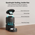 PETLIBRO Automatic Cat Feeder, 5G WiFi Automatic Dog Food Dispenser with Freshness Preservation, 5L Timed Pet Feeder with Low Food Sensor, Up to 10 Meals Per Day Gronata