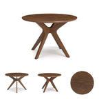 Signature Design by Ashley Lyncott Traditional Round Dining Room Table, Seats up to 4, Brown, 45" W x 29.75" H Gronata
