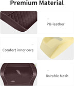Boriwat Back Massager with Heat, 3D Kneading Massage Pillow for Back, Neck, Shoulder, Leg Pain Relief Deep Tissue, Gifts for Women Men Mom Dad Gronata