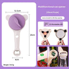 Non-slip, Effortless Can Opener Manual Adjustable Lid Opener Gronata